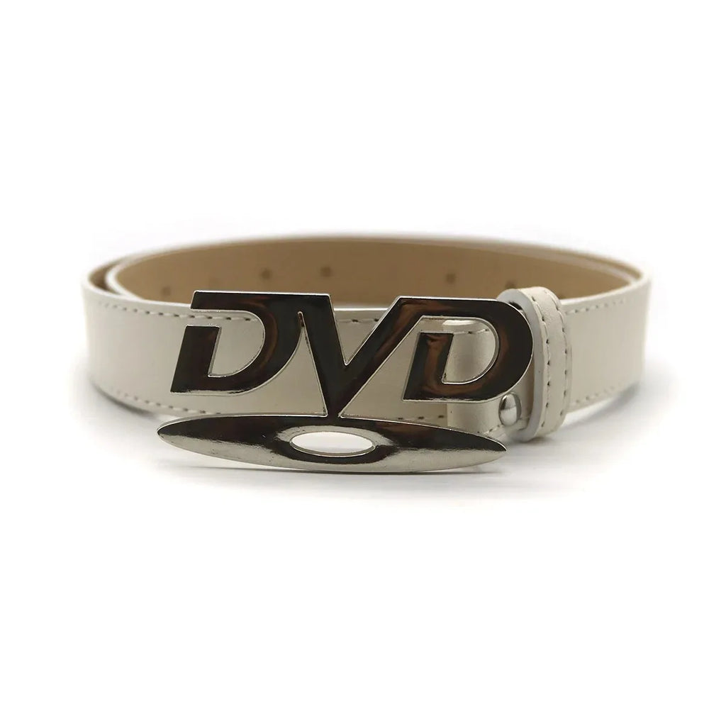 Y2K DVD Buckle Belt / 2000s Nostalgia