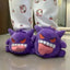 Gengar Plush Slippers • Tongue Out House Shoes • Warm Winter Slides • Cute Anime Ghost Gift
