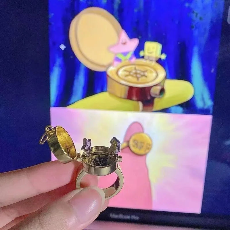 SpongeBob Cartoon Sponge Spinning BFF Ring Gift