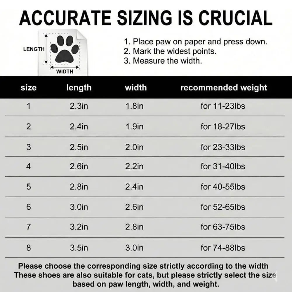 Shoes For Dogs Outside Anti-Slip Adjustable Pet Boot LED