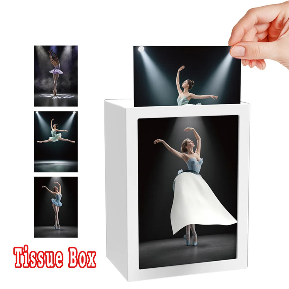 Ballet Dancer Tissue Box with Light Secondary image