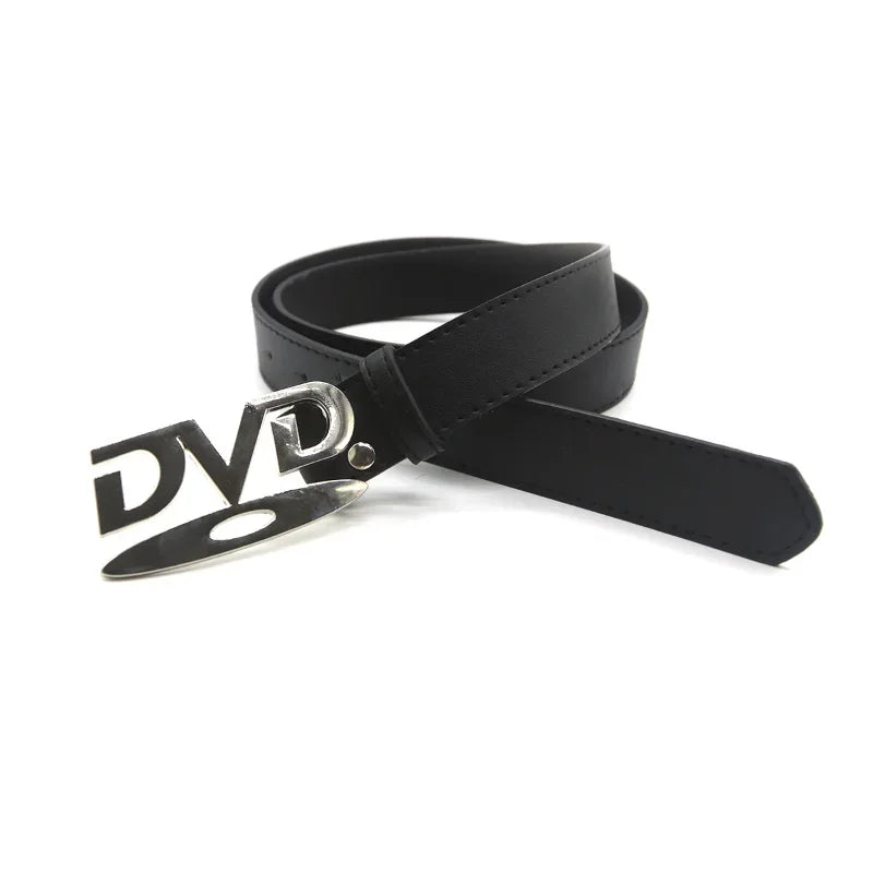 Y2K DVD Buckle Belt / 2000s Nostalgia