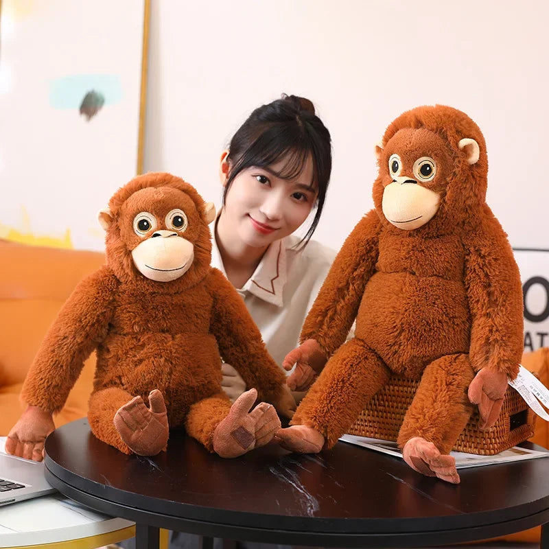 Punch "Emotional Support" Monkey Plushie / Giant 25 Inches Viral Orangutan Plush Toy Secondary image