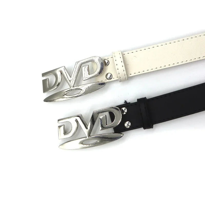 Y2K DVD Buckle Belt / 2000s Nostalgia