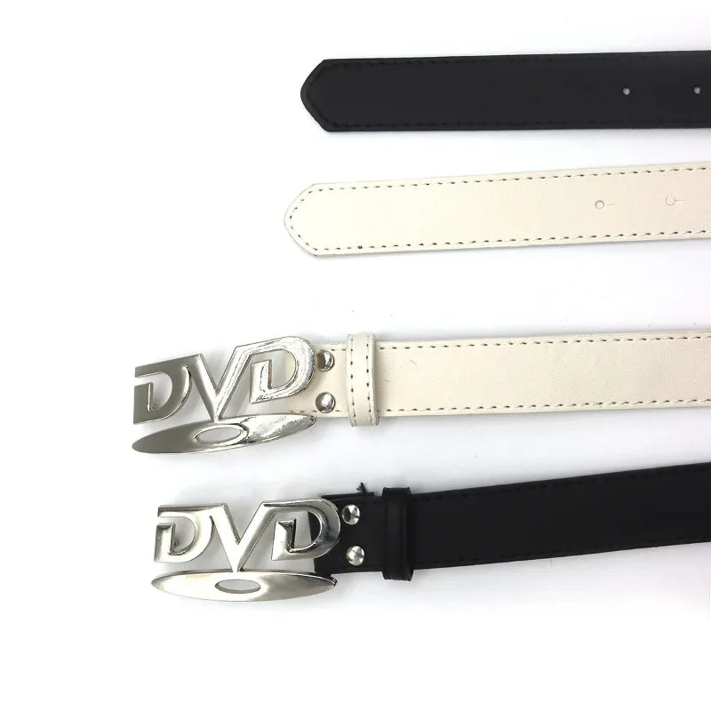 Y2K DVD Buckle Belt / 2000s Nostalgia