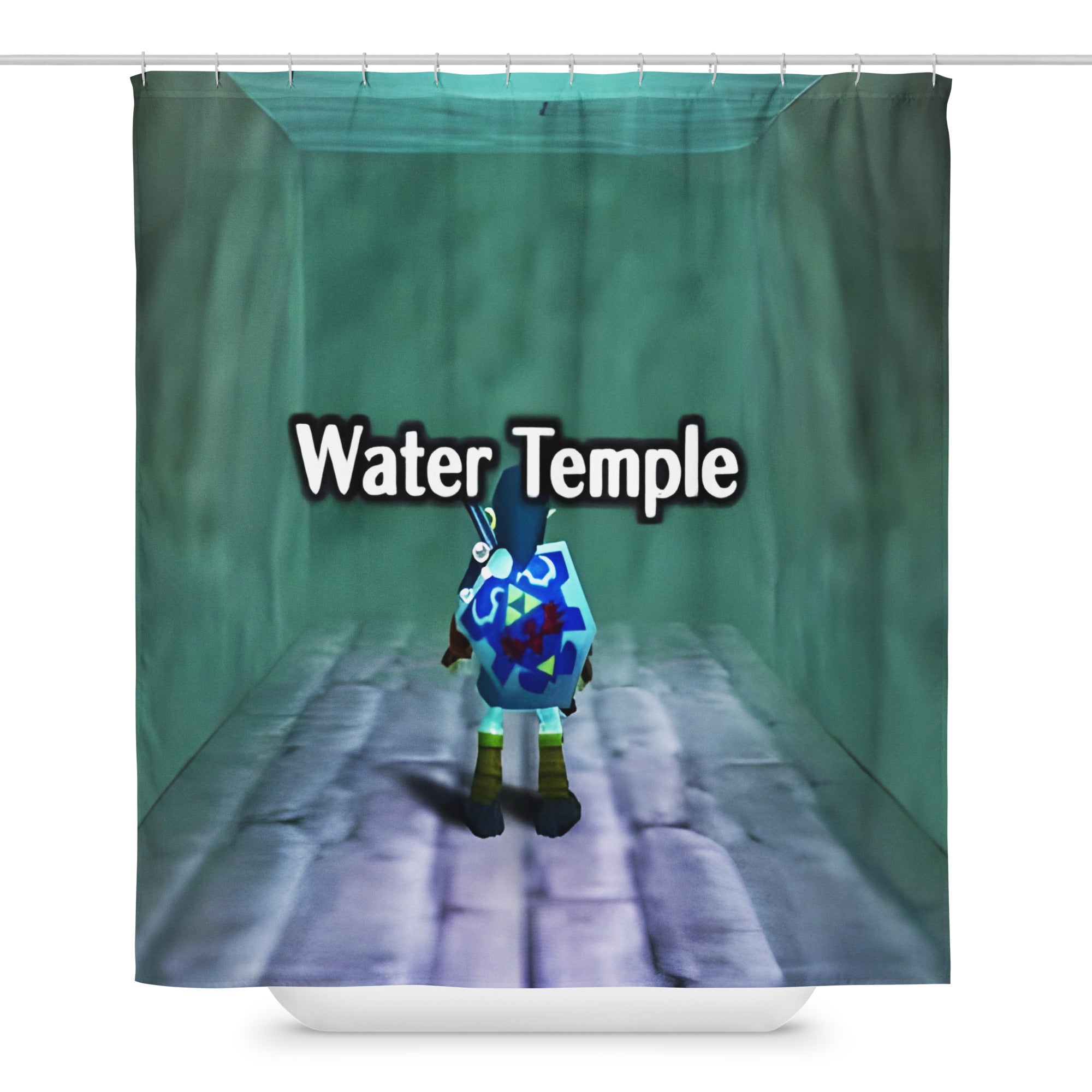 Zelda Water Temple - Shower curtain Secondary image
